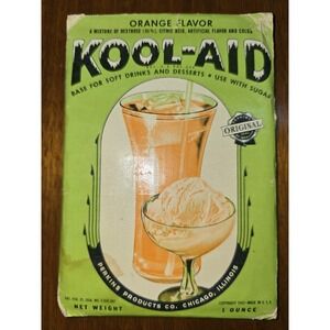 VTG RARE 1940s Kool-Aid Orange Flavor Packet Unused Full Collectible 1942 #4Kool